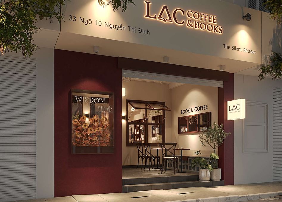 Thiết kế Lạc Coffee & Book tại Nguyễn Thị Định